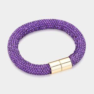 Bling Magnetic Bracelet PURPLE